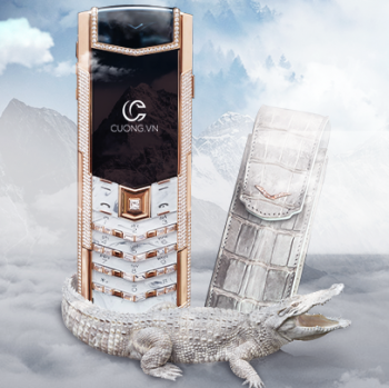 HOT: Siêu phẩm “Vertu Signature S da cá sấu bạch tạng”  lần đầu tiên xuất hiện tại Việt Nam sắp ra mắt ngày 24/6
