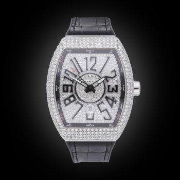 Franck Muller V41 Vanguard Steel FulL Pavé