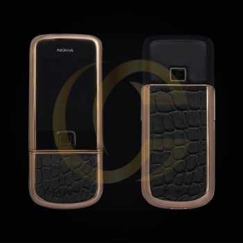 Nokia 8800 Rose gold Black Alligator special Edition