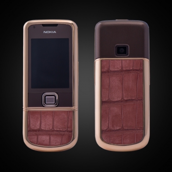 Nokia 8800E 24K Rose Gold Alluvium Alligator