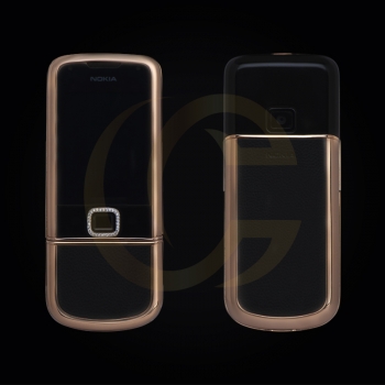 NOKIA 8800E VÀNG HỒNG DA ĐEN ĐÍNH ĐÁ CHÍNH HÃNG