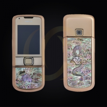 NOKIA 8800E VÀNG HỒNG LONG PHỤNG ĐÍNH ĐÁ CHÍNH HÃNG