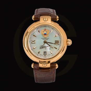 ĐỒNG HỒ POLJOT PRESIDENT PUTIN GOLD PEARL