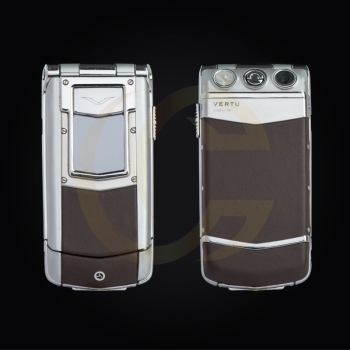 VERTU CŨ AYXTA BROWN LEATHER