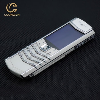 Vertu signature S White Alligator