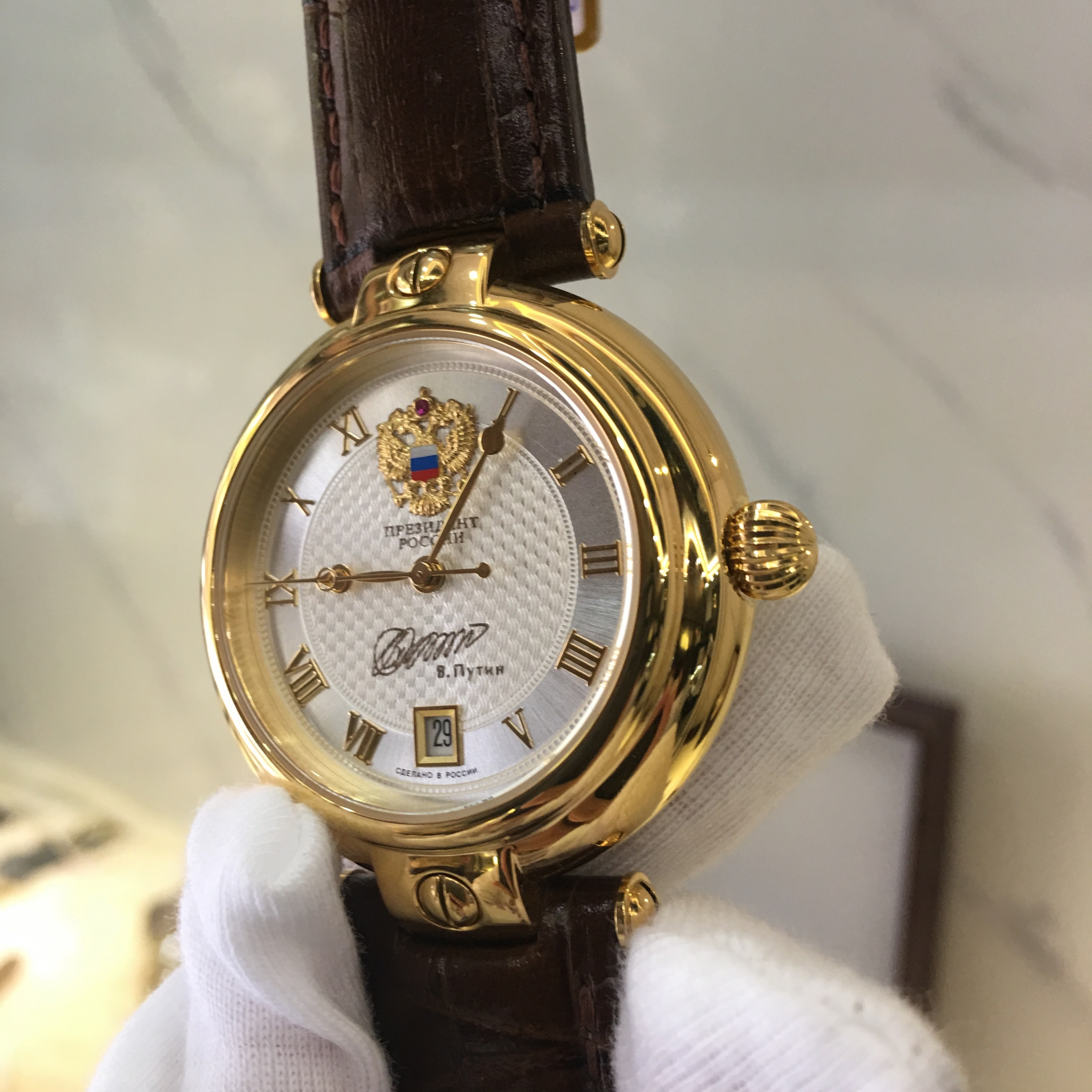 Đồng hồ Poljot President Putin Gold 02