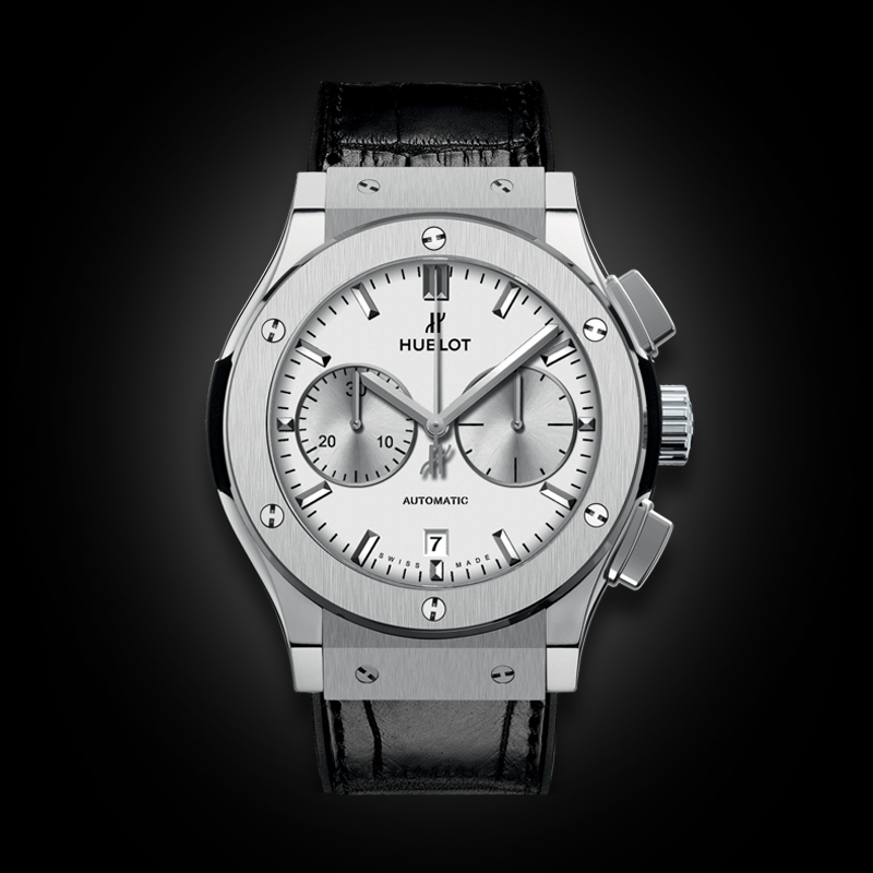 HUBLOT CLASSIC FUSION CHRONOGRAPH TITANIUM OPALIN
