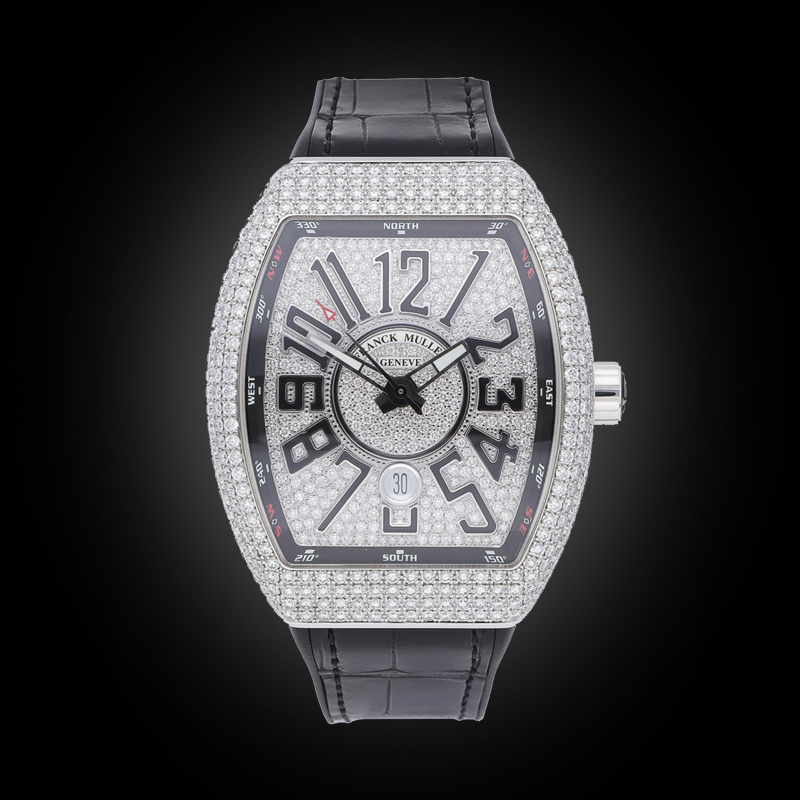 Franck Muller V41 Vanguard Steel FulL Pavé
