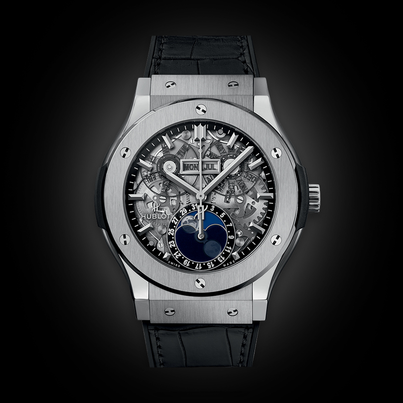 HUBLOT AEROFUSION MOONPHASE TITANIUM