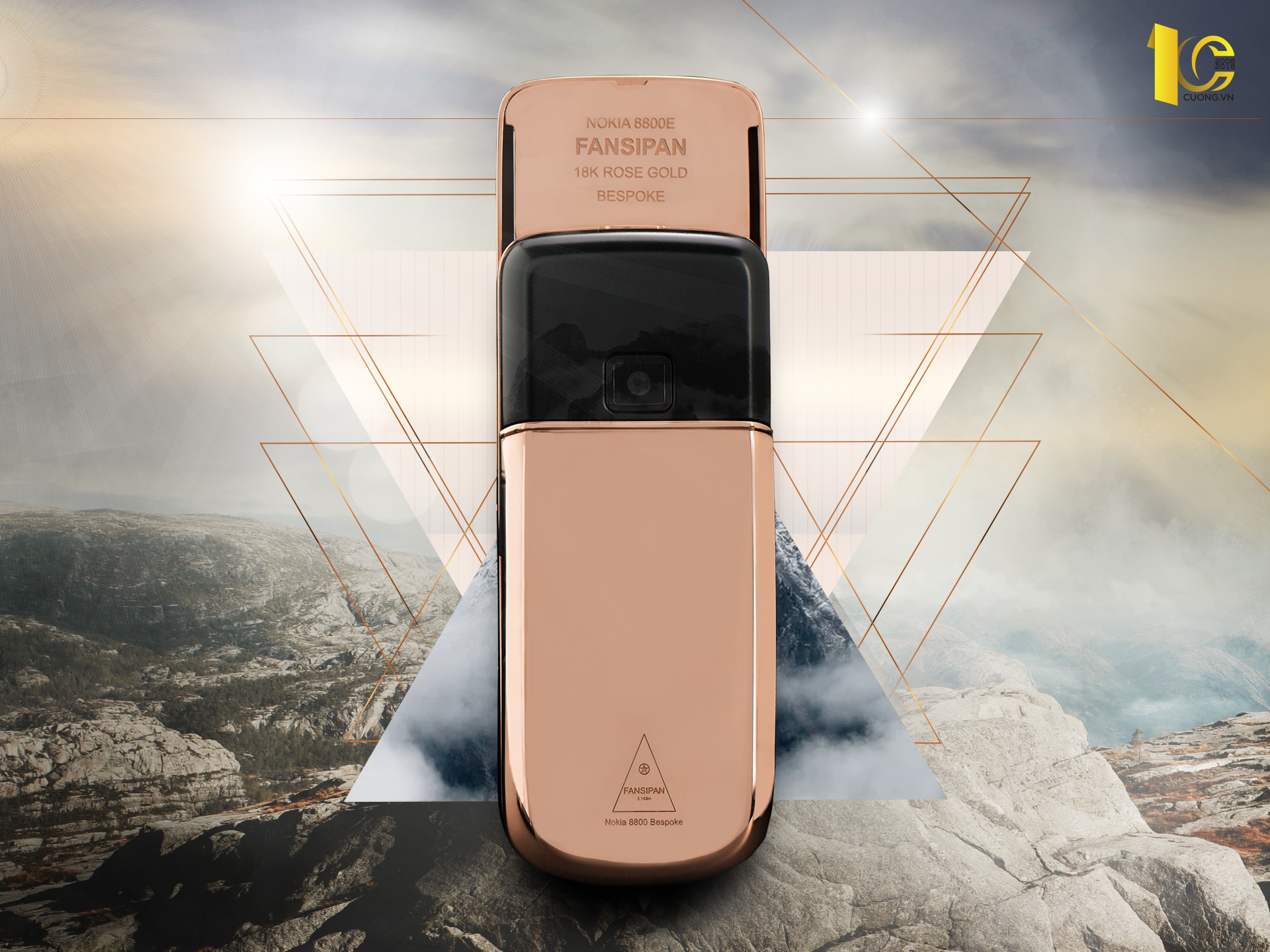 Nokia 8800E fansipan 18k Rose gold Bespoke