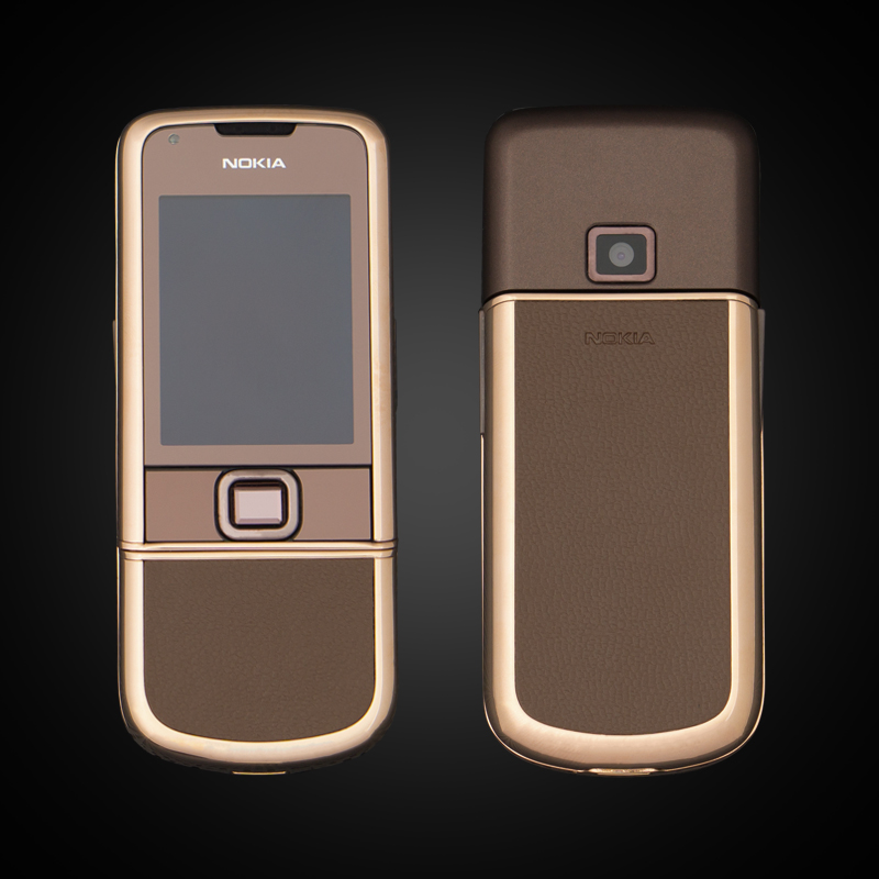 NOKIA 8800E VÀNG HỒNG DA NÂU CHÍNH HÃNG