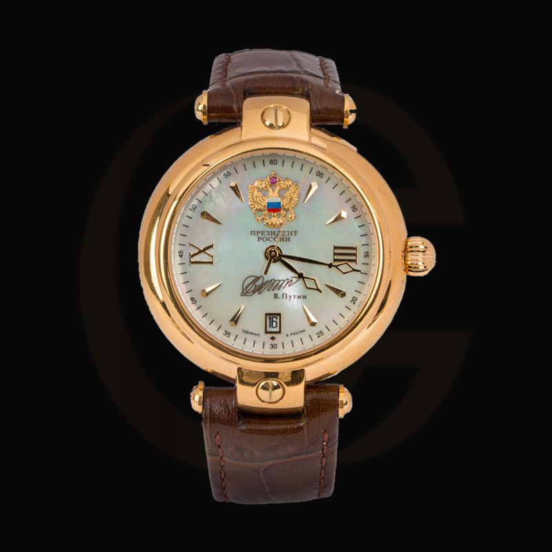 ĐỒNG HỒ POLJOT PRESIDENT PUTIN GOLD PEARL