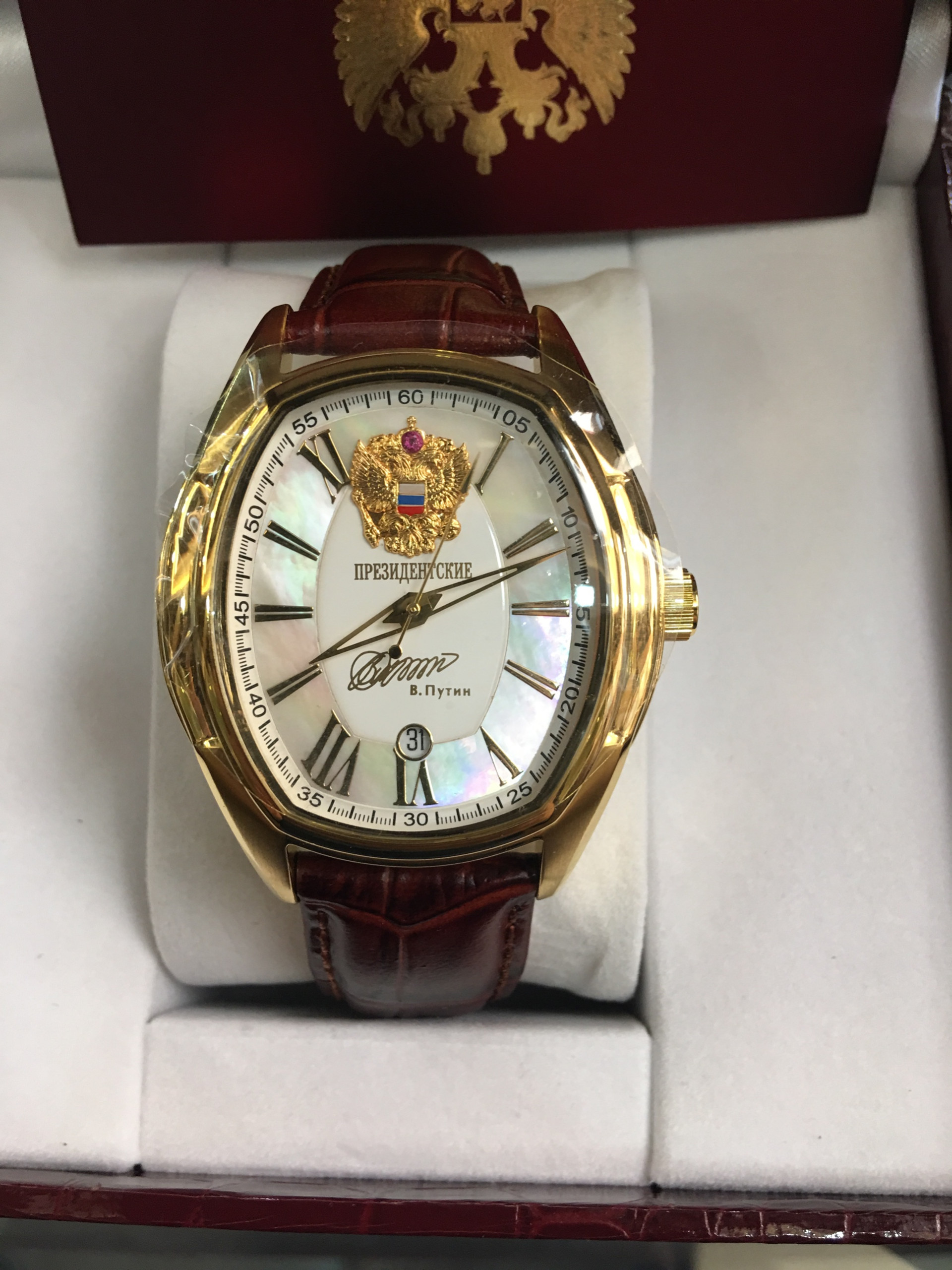 Đồng hồ Poljot President Putin Oval Pearl 03