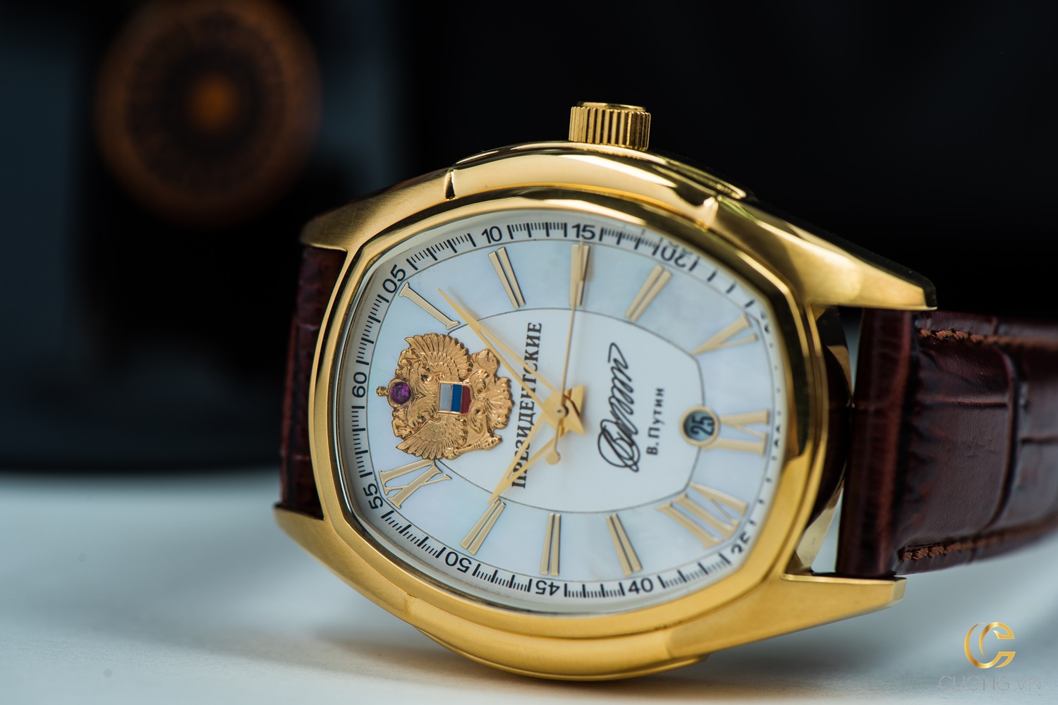 Đồng hồ Poljot President Putin Oval Pearl; 