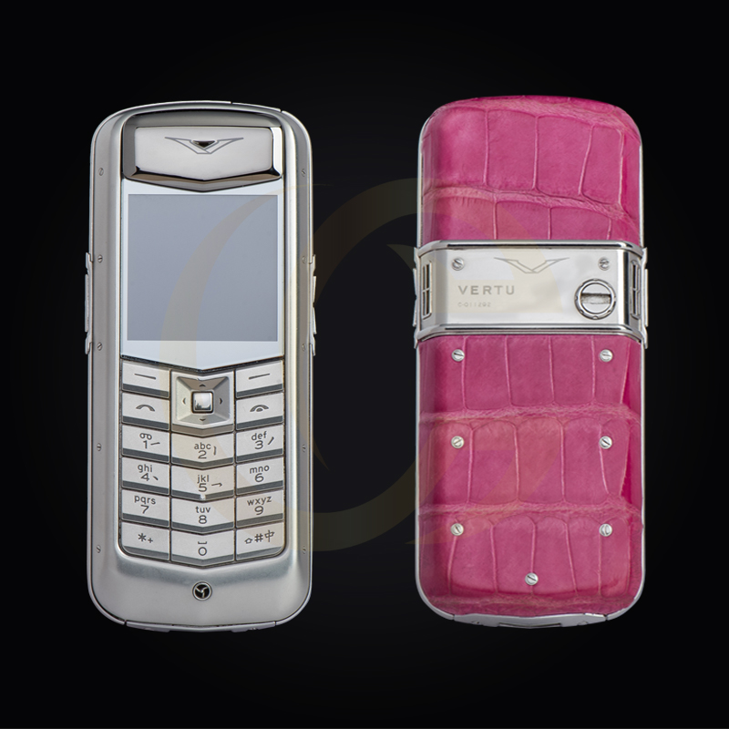 VERTU CŨ CONSTELLATION HỒNG DA CÁ SẤU