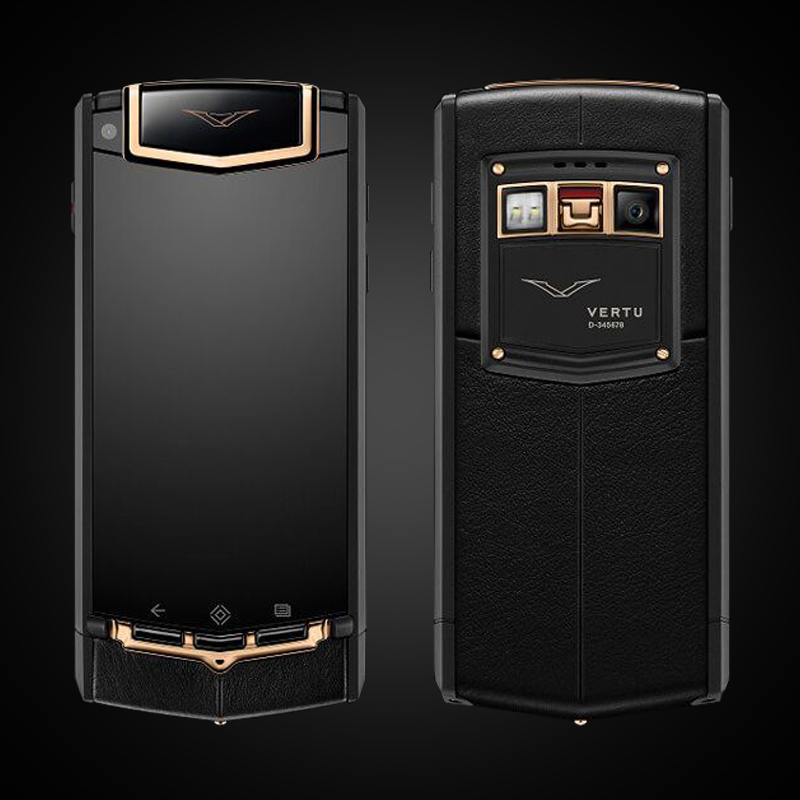 VERTU TOUCH TI BLACK MIXED RED GOLD