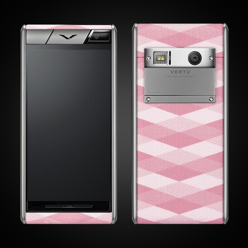 VERTU ASTER PINK CHEVRON MỚI 100%