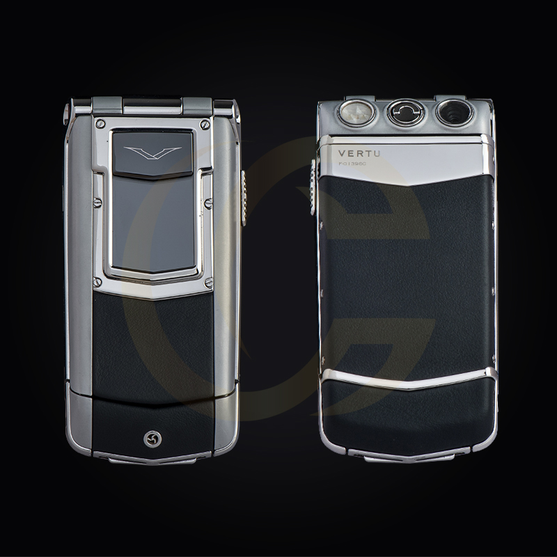 VERTU CŨ AYXTA BLACK LEATHER
