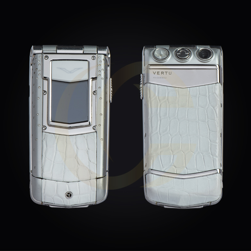 VERTU CŨ AYXTA WHITE ALLIGATOR DIAMONDS