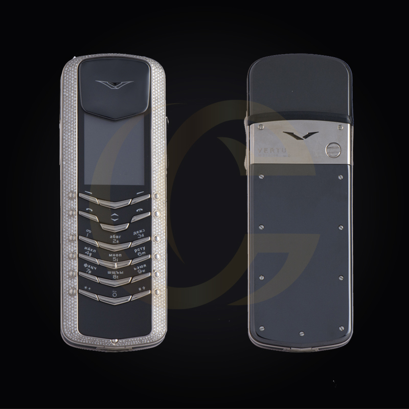 VERTU CŨ SIGNATURE M WHITE GOLD DIAMONDS