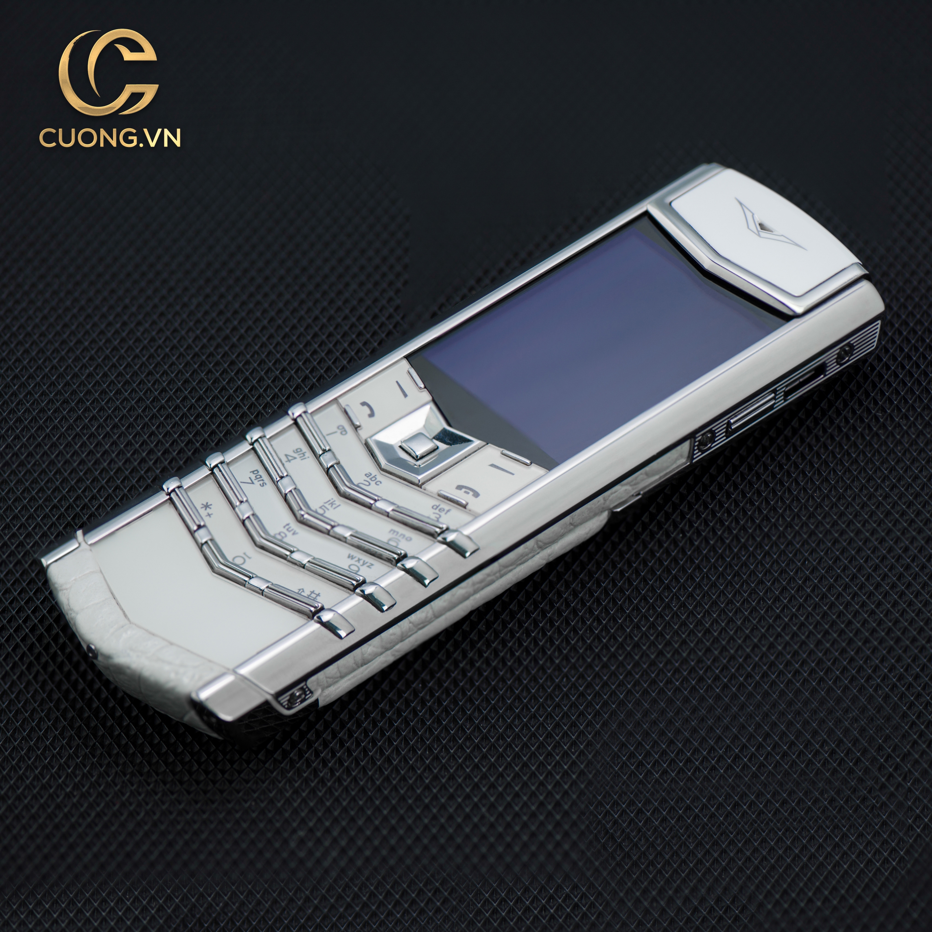 Vertu signature S White Alligator