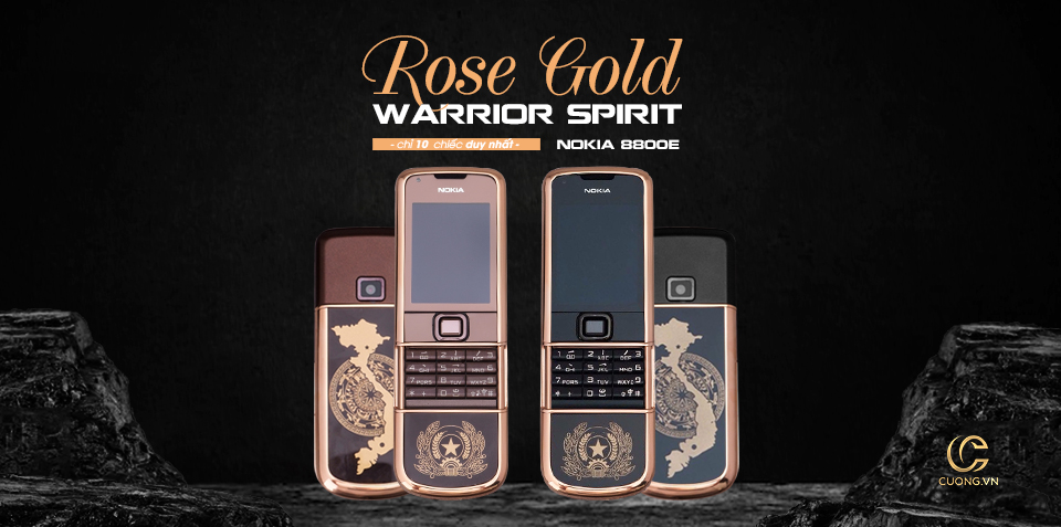 Cuong.vn ra mắt BST Nokia 8800 Warrior Spirit 