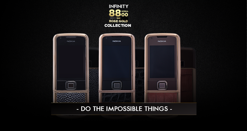 Nokia 8800E 24K Rose Gold 